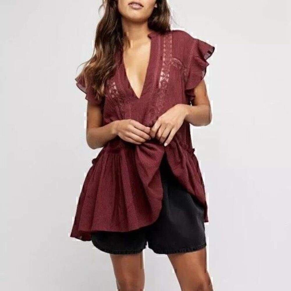 Free People Baby Blues Tunic in Lovebird
